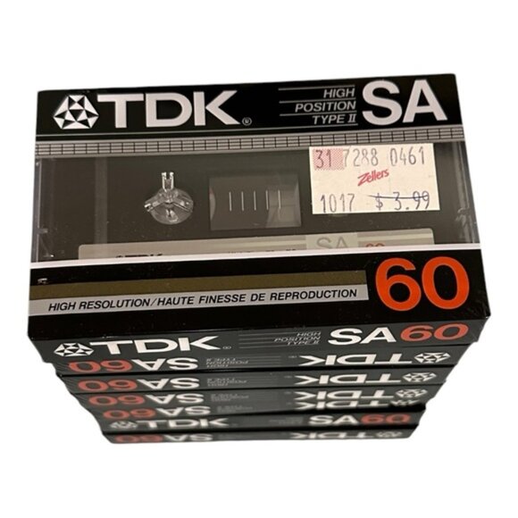 TDK SA 60 TYPE II Cassette Tapes Lot Of 7 - Picture 8 of 9